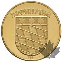 Allemagne-1975-Médaille en or au poids 1 ducat Dingolfing PROOF