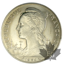 Réunion-1964-100 francs - ESSAI-PCGS SP67