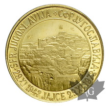 YUGOSLAVIE-Médaille en or-1973-PROOF