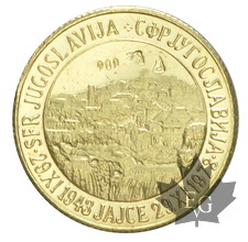 YUGOSLAVIE-Médaille en or-1973- TITO-PROOF
