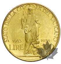 VATICAN-1933-34-100 LIRE-PIUS XI AN IVB-SUP