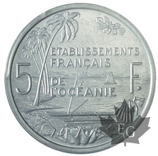 Océania-1952-5 Francs-ESSAI-PCGS SP66