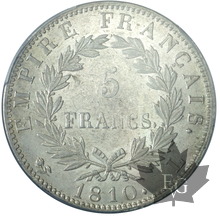 FRANCE-1810 L-5 Francs Bayonne-L à droite-PCGS AU55