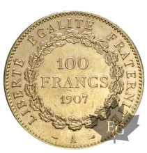 FRANCE-1907-100 FRANCS-III RÉPUBLIQUE-SUP