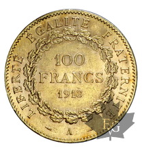 FRANCE-1913-100 FRANCS-III RÉPUBLIQUE-presque SUP