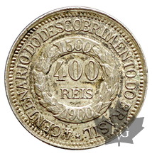 Brésil-1900-400 REIS-SUP-FDC