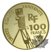 FRANCE-1995-100 FRANCS-LEON GAUMONT-CENTENAIRE DU CINEMA-PROOF