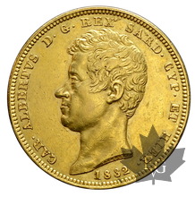 ITALIE-1832-100 Lire-Genova- Carlo Alberto-TTB-SUP