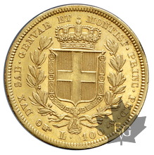 ITALIE-1834-100 Lire-Torino- Carlo Alberto-presque SUP