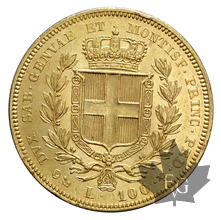 ITALIE-1836-100 Lire-Genova- Carlo Alberto-TTB-SUP-Rare