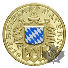 ALLEMAGNE-1995-Médaille en or Bayern-PROOF