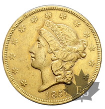 USA-1851-20 DOLLARS-Liberty Head-TTB