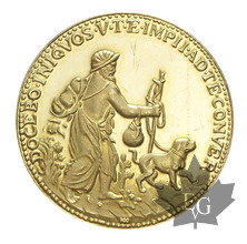 FRANCE-Médaille en or Michelangelo Buonarroti-PROOF