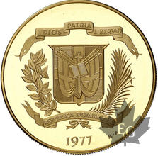 République Dominicaine-1977-200 Pesos-Juan Pablo Duarte-PROOF