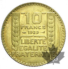 FRANCE-1929-Essai de 10 francs Turin-presque FDC