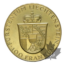 LIECHTENSTEIN-1952-100 FRANCS-SUP-FDC