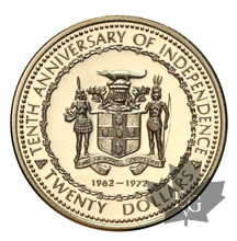 JAMAICA-1972-20 DOLLARS-FDC