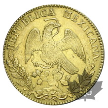 MEXIQUE-1861-8 ESCUDOS-TTB