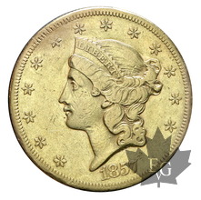 USA-1857S-20 Dollars-San Francisco-TTB