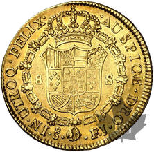CHILE-1811 SO FJ-8 ESCUDOS-Ferdinand VII-Santiago-SUP+