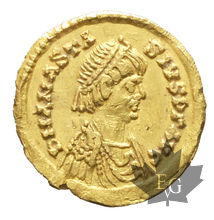 Byzantine-Tremissis-Theodoric au nom de Anastasius-TTB-SUP
