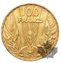 FRANCE-1935-100 Francs-Bazor-SUP-FDC