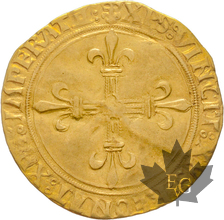 FRANCE-LOUIS XII-1498-1514-ECU D&#039;OR AU SOLEIL-TOURS-TTB