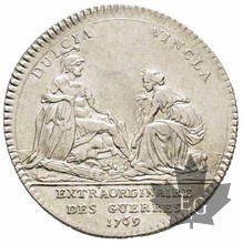 CORSE-1769-JETON-Victoire à Pontenuovo-Louis XV-FDC
