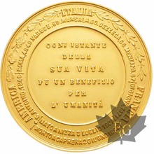 ITALIE-1982-GIUSEPPE GARIBALDI-Médaille en or-FDC