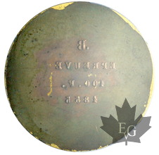 FRANCE-1855-Epreuve Uniface en bronze doré-de 100 Francs-SP61