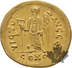 Byzantine-Solidus-Anastasius-491-518-TTB-SUP