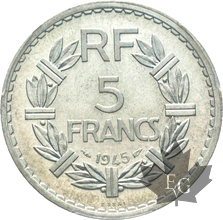 FRANCE-1945-Essai de 5 Francs Lavrillier-PCGS SP65