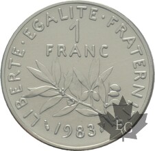 FRANCE-1983-1-FRANC-PIEFORT-SEMEUSE-FDC-RARE