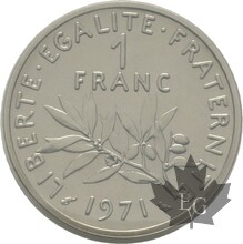 FRANCE-1971-1-FRANC-SEMEUSE-PIEFORT-FDC