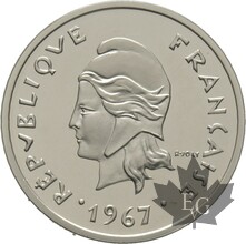 POLYNESIE-1967-10-FRANCS-PIEFORT-FDC