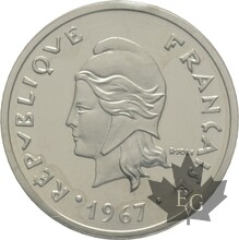 POLYNESIE-1967-20-FRANCS-PIEFORT-FDC