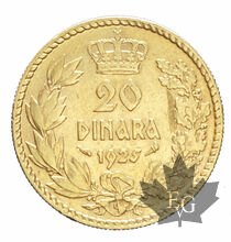 Yougoslavie-1925-20 Dinara-TTB+