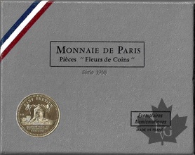 FRANCE-1968-SERIE FLEURS DE COIN-Très Rare