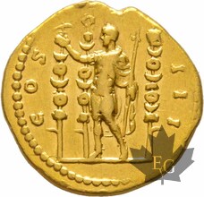 Rome-Aureus-Hadrianus-119-122-TTB-Calicó Inédit-TTB+