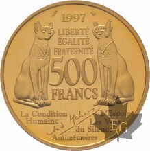 FRANCE-1997-500-FRANCS-ANDRÉ MALRAUX-PROOF