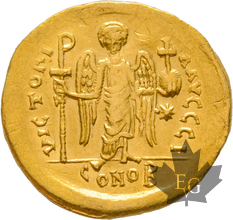 Byzantine-Justinian I-Solidus-527-565-TTB-SUP