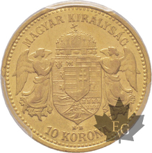 HONGRIE-1904 KB-10 Korona-PCGS AU55