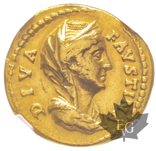 Rome-Aureus-Faustina-Cal. 1764-NGC XF