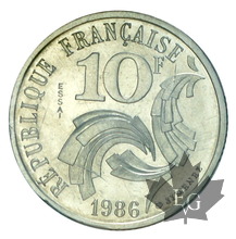 FRANCE-1986-10 FRANCS-Jimenez-ESSAI-FDC