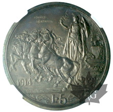 ITALIE-1914 Roma-PROVA DI STAMPA-NGC MS62