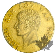 PAYS BAS-1809-DUCAT-Ludwig Napoléon-PCGS AU53