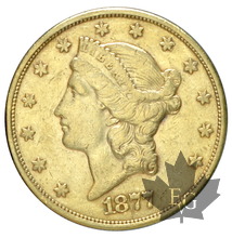 USA-1877 S-20 Dollars-Liberty-TTB-SUP