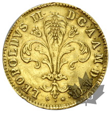 ITALIE-1824-Zecchino-Leopoldo II di Lorena-Firenze-TTB-Rare