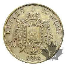 FRANCE-1862 A-ESSAI DE 50 FRANCS-NAPOLEON III-SUP