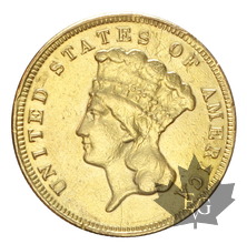 USA-1874-3 DOLLARS-Indian princess head-TB-